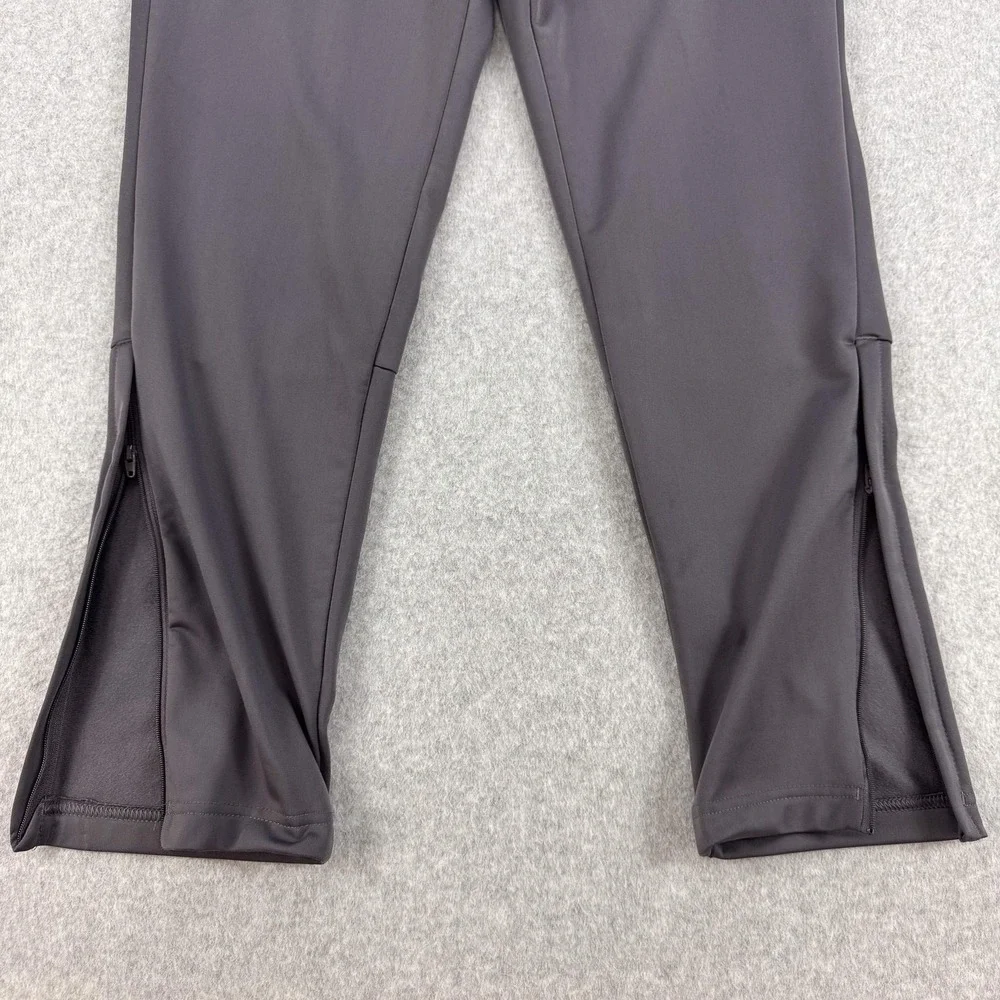 Adidas Tricot Track Pants Mens Large Gray Athletic Gym Running Joggers KD3637